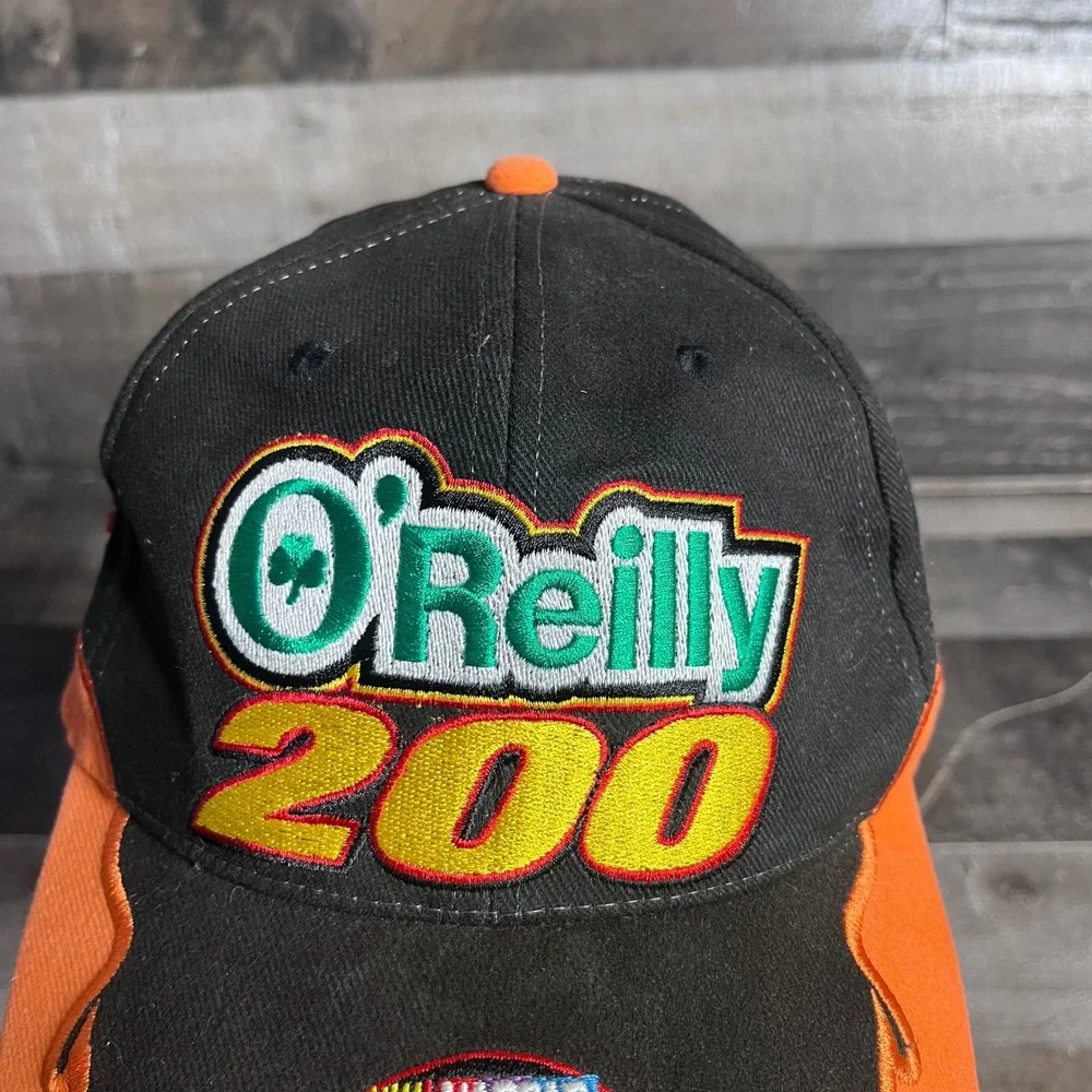 Vtg NASCAR O'Reilly 200 Hat 2006 Memphis Motorsports Park Craftsman Truck Black